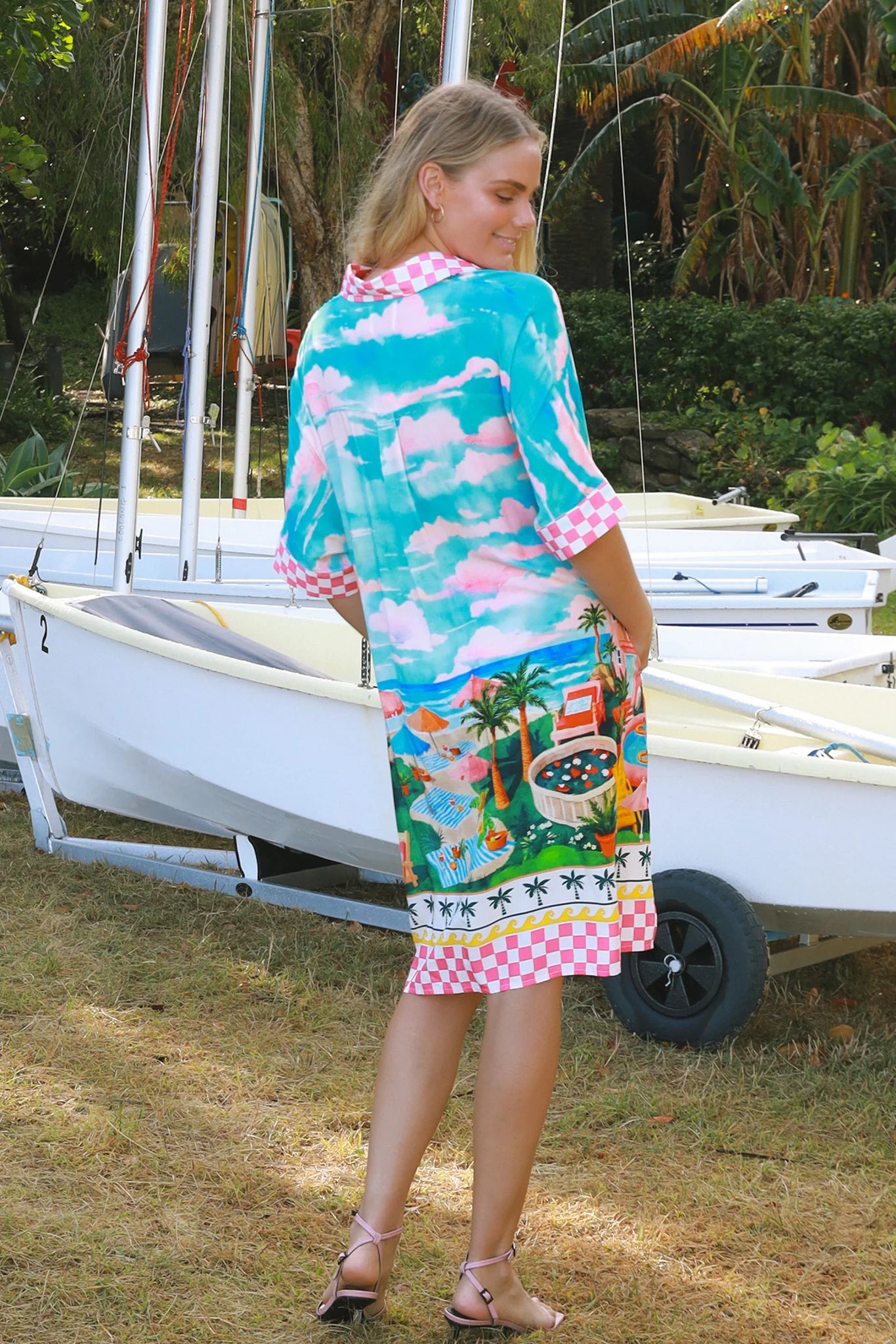 Nyla Mini Shirt Dress