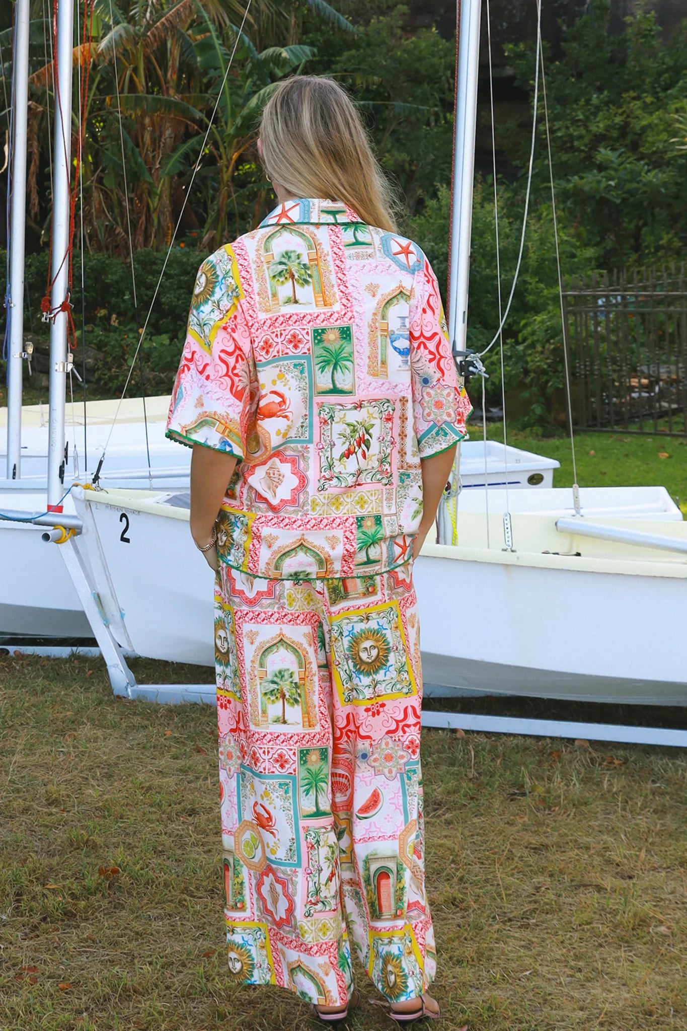 Parker Print Button Up Shirt