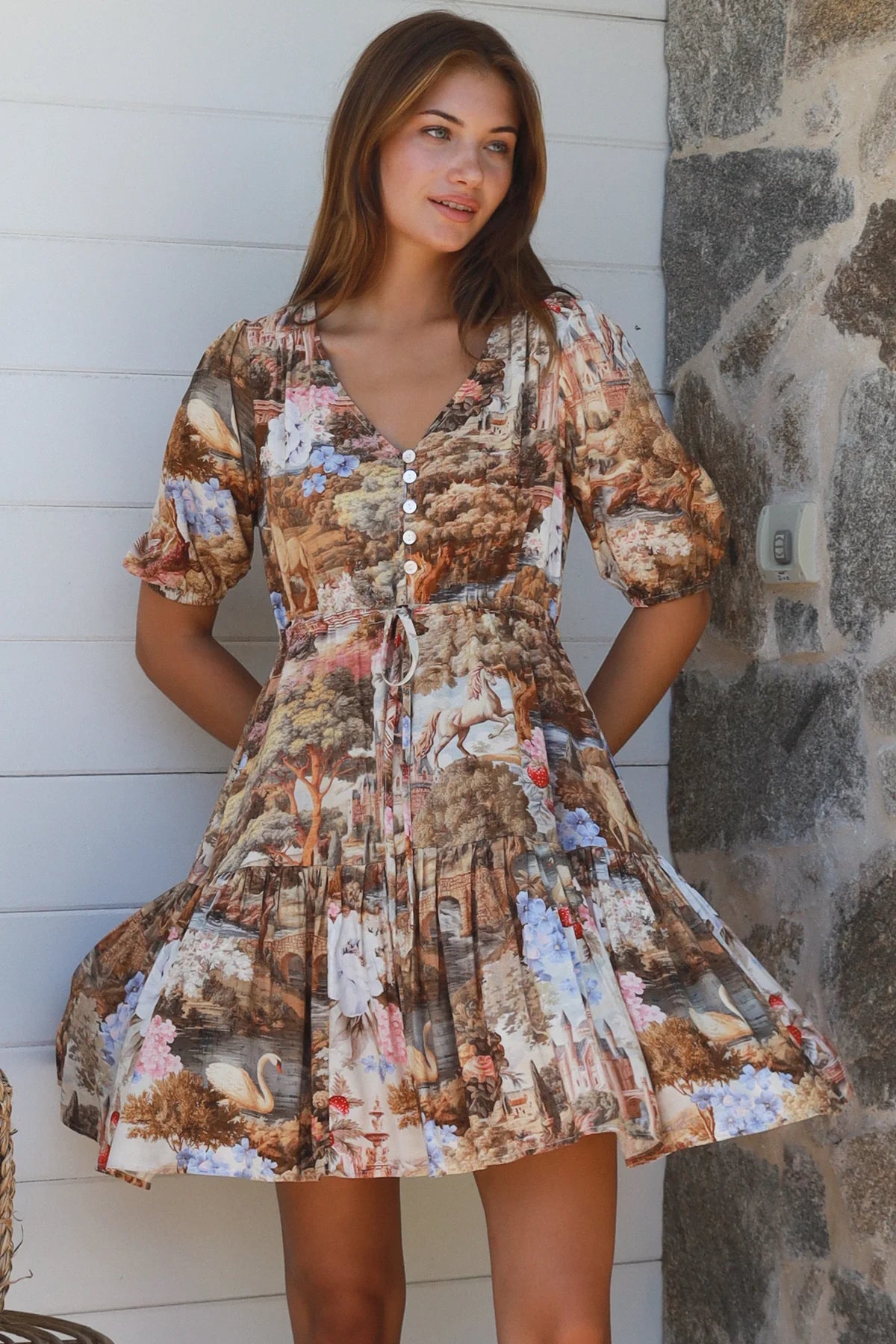 Laila Two Tier Mini Dress