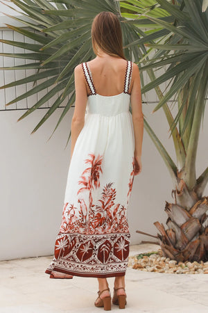 Ryder Slip Maxi Dress with Ric Rac Trim