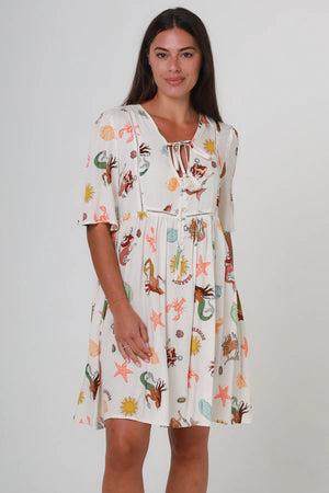 Sea Life Paradise Mini Dress