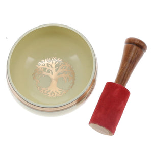 Tree Of Life Yellow Singing Bowl 9cm