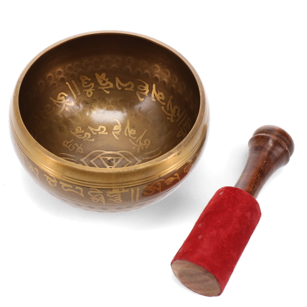 Mantra Etched Hammered Singing Bowl 10cm