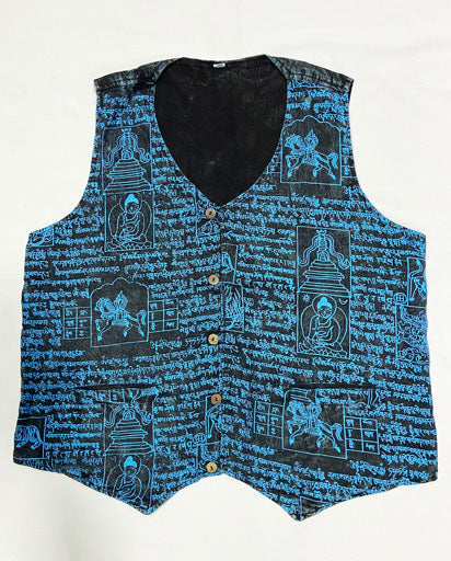 Cotton Button Up Vest