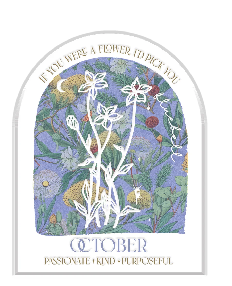 Native Flower Birth Month Plaques