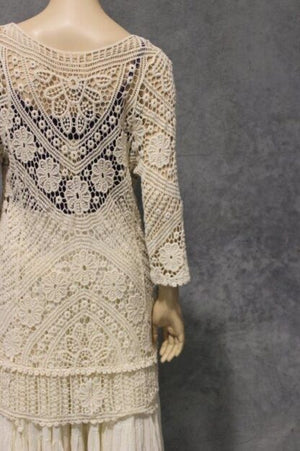 #Crochet Ornate Lace Cardi