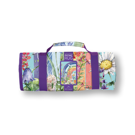 Picnic Rug - Wildflower Rainbow
