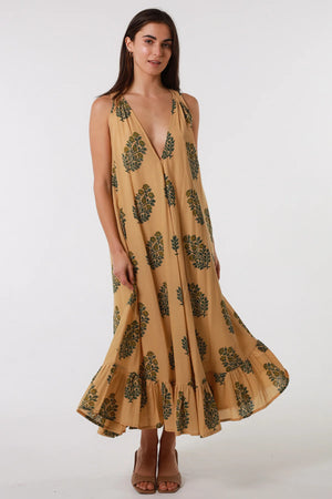 JERICHO COTTON MAXI SLIP DRESS