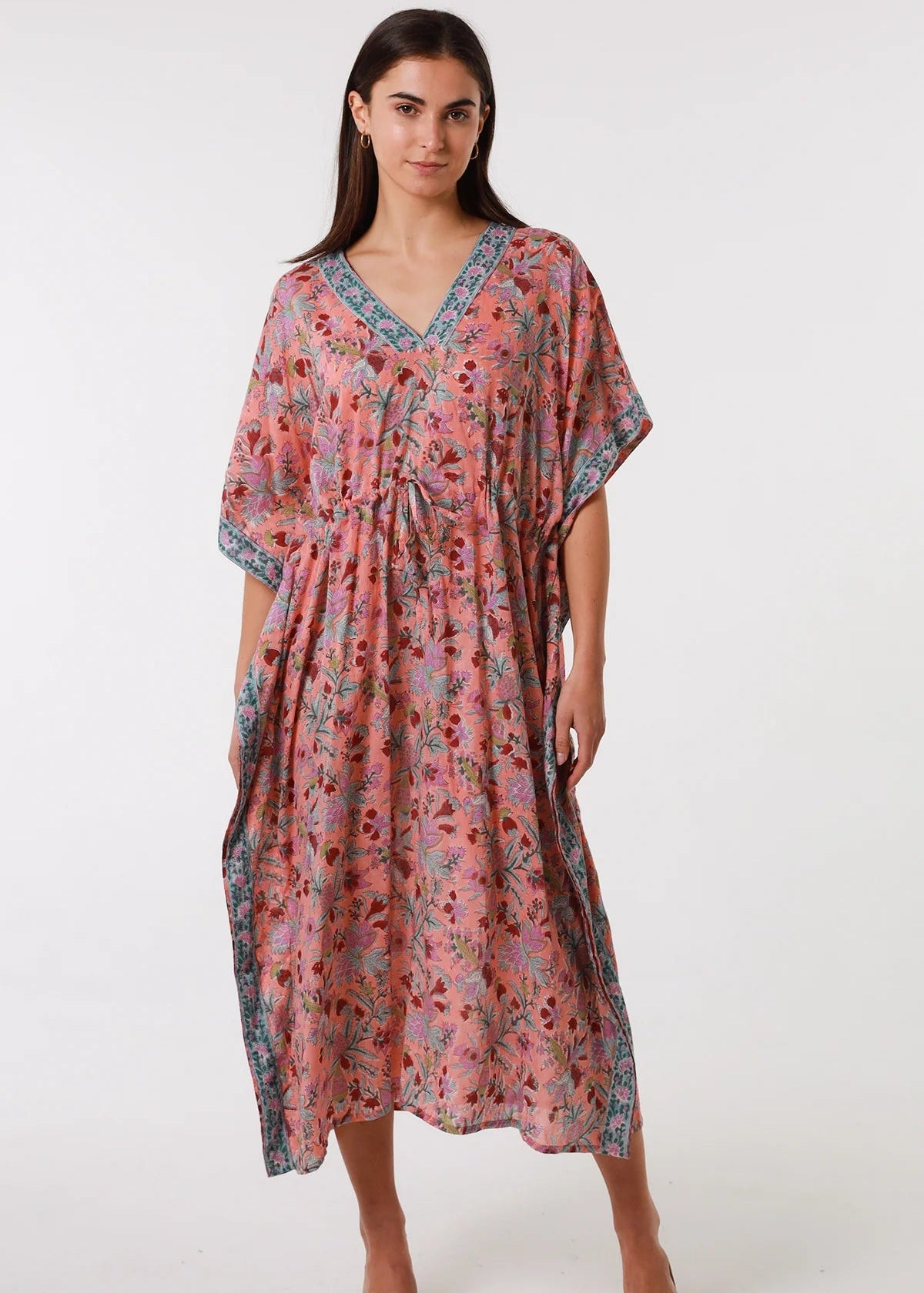 #Irenie Cotton Kaftan Dress