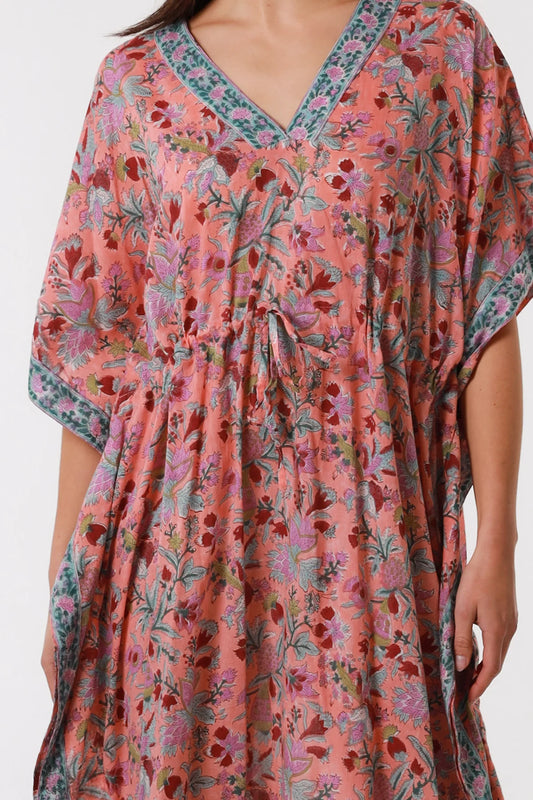 #Irenie Cotton Kaftan Dress