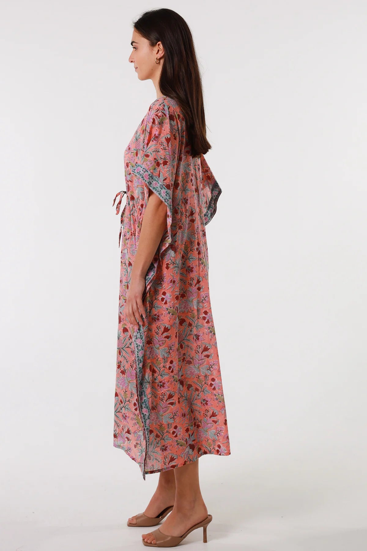 IRENIE COTTON KAFTAN DRESS