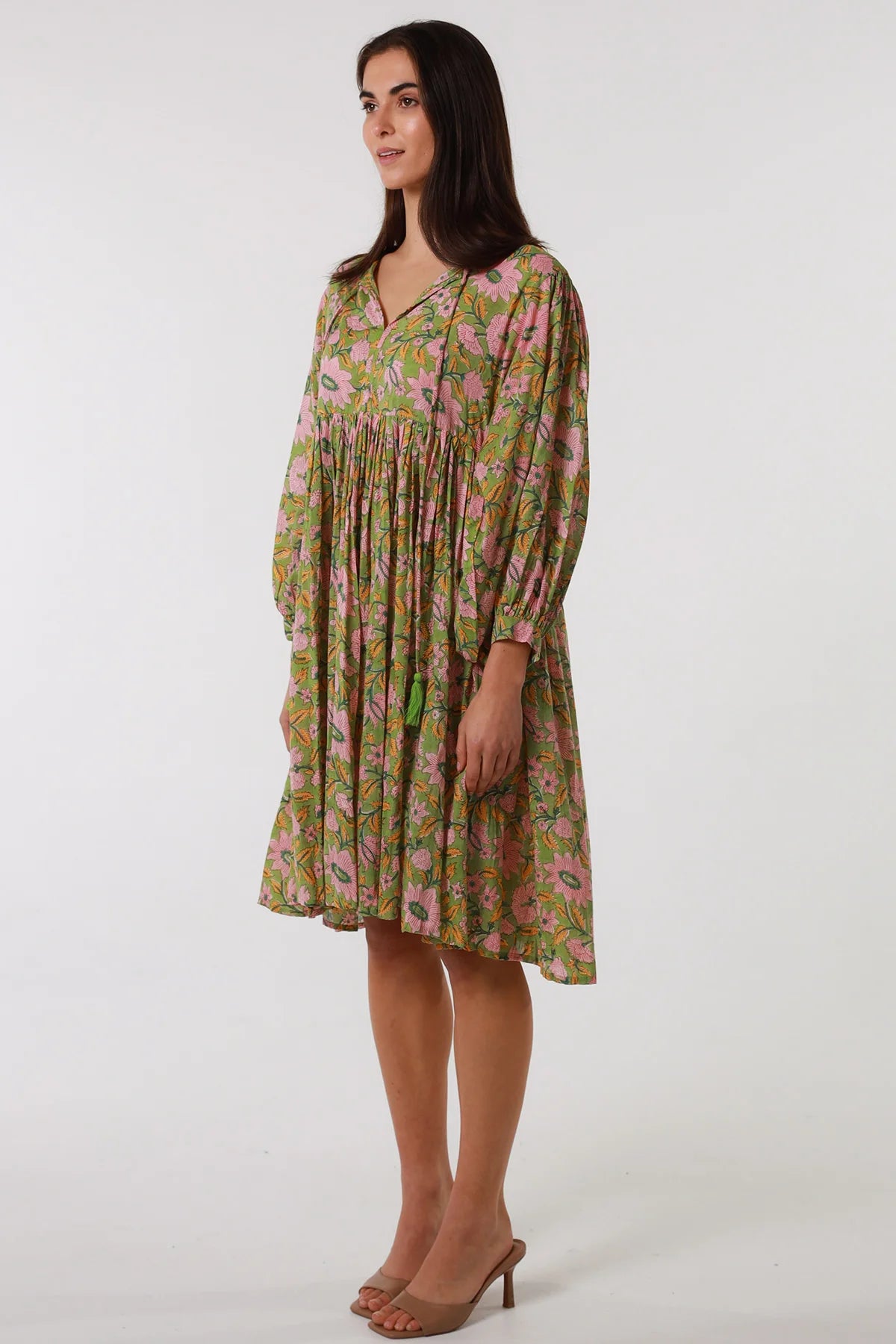 Birdie Babydoll Puff Sleeve Mini Dress