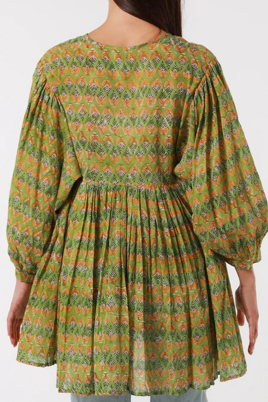 Hariah 100% Cotton Baby Doll Top/Mini Dress