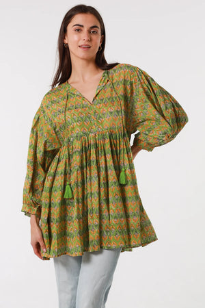 HARIAH 100% COTTON TOP DRESS