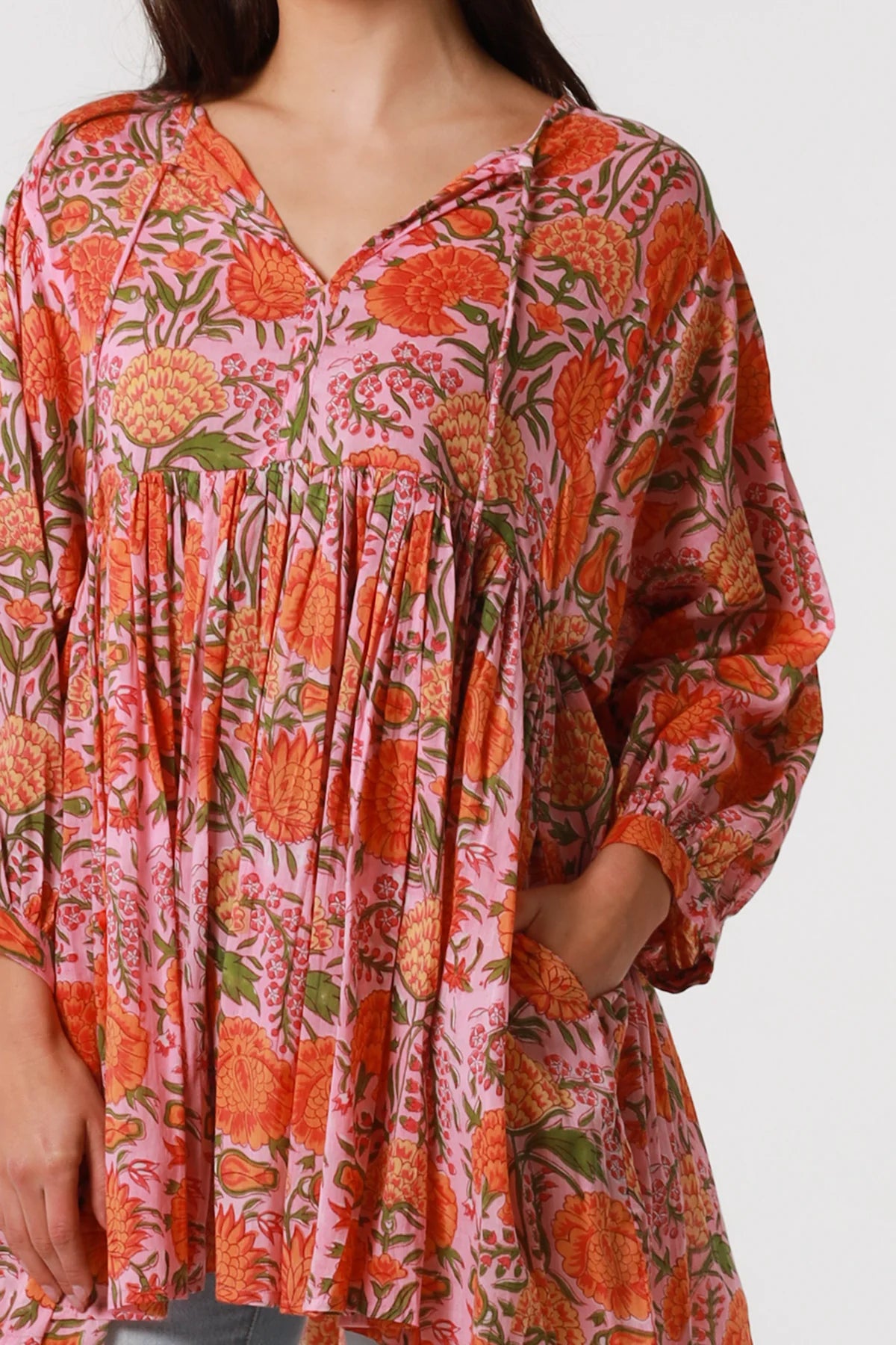 MIRABELL BABYDOLL TOP