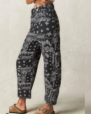 Bandana Barrel  Denim Jeans