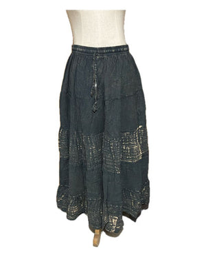 Maxi Cotton Panel Skirt
