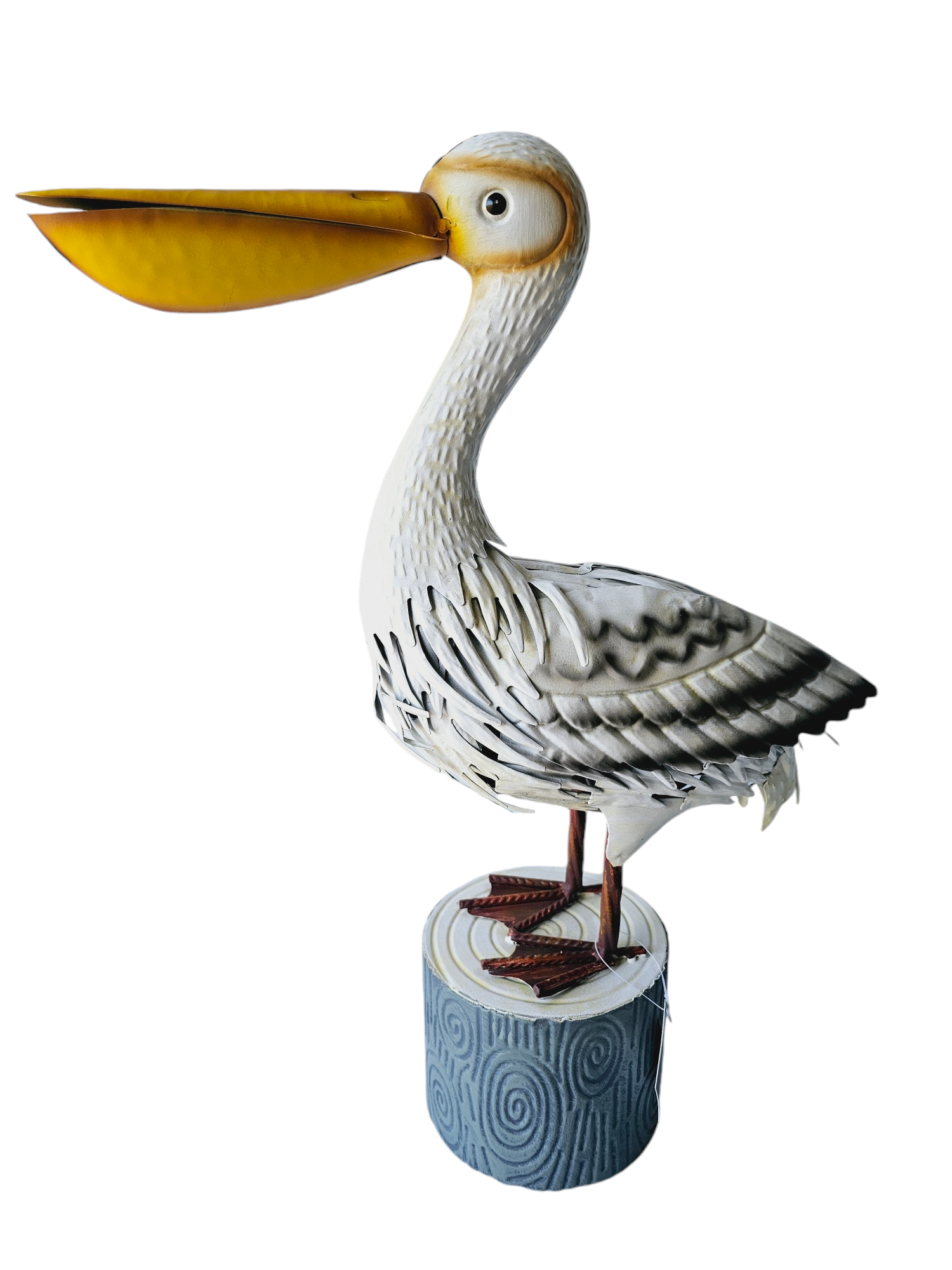 PELICAN ON STUMP