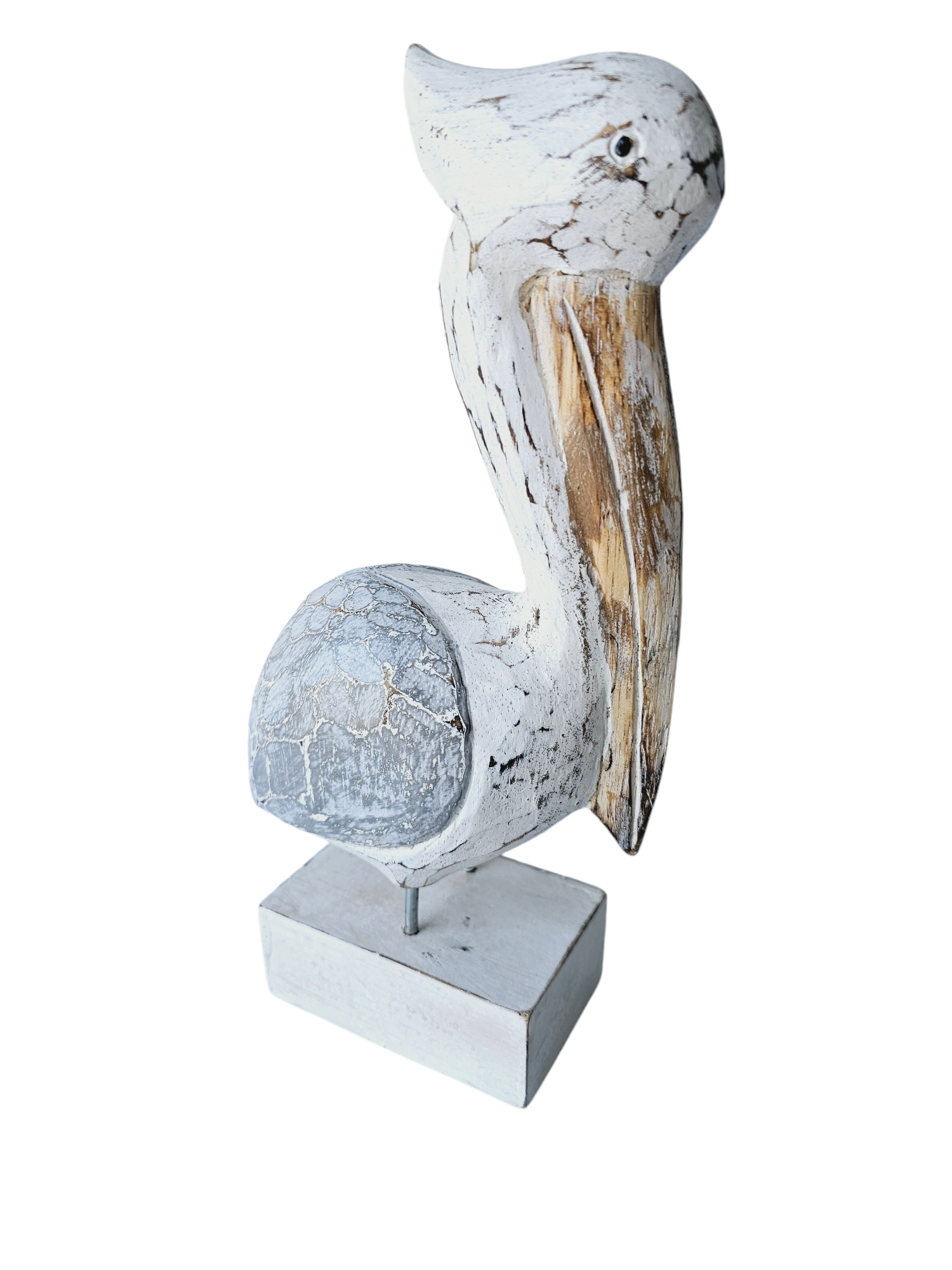 PELICAN ON BLOCK STAND