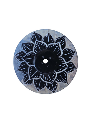 MARBLE PLATE INCENSE HOLDER SM