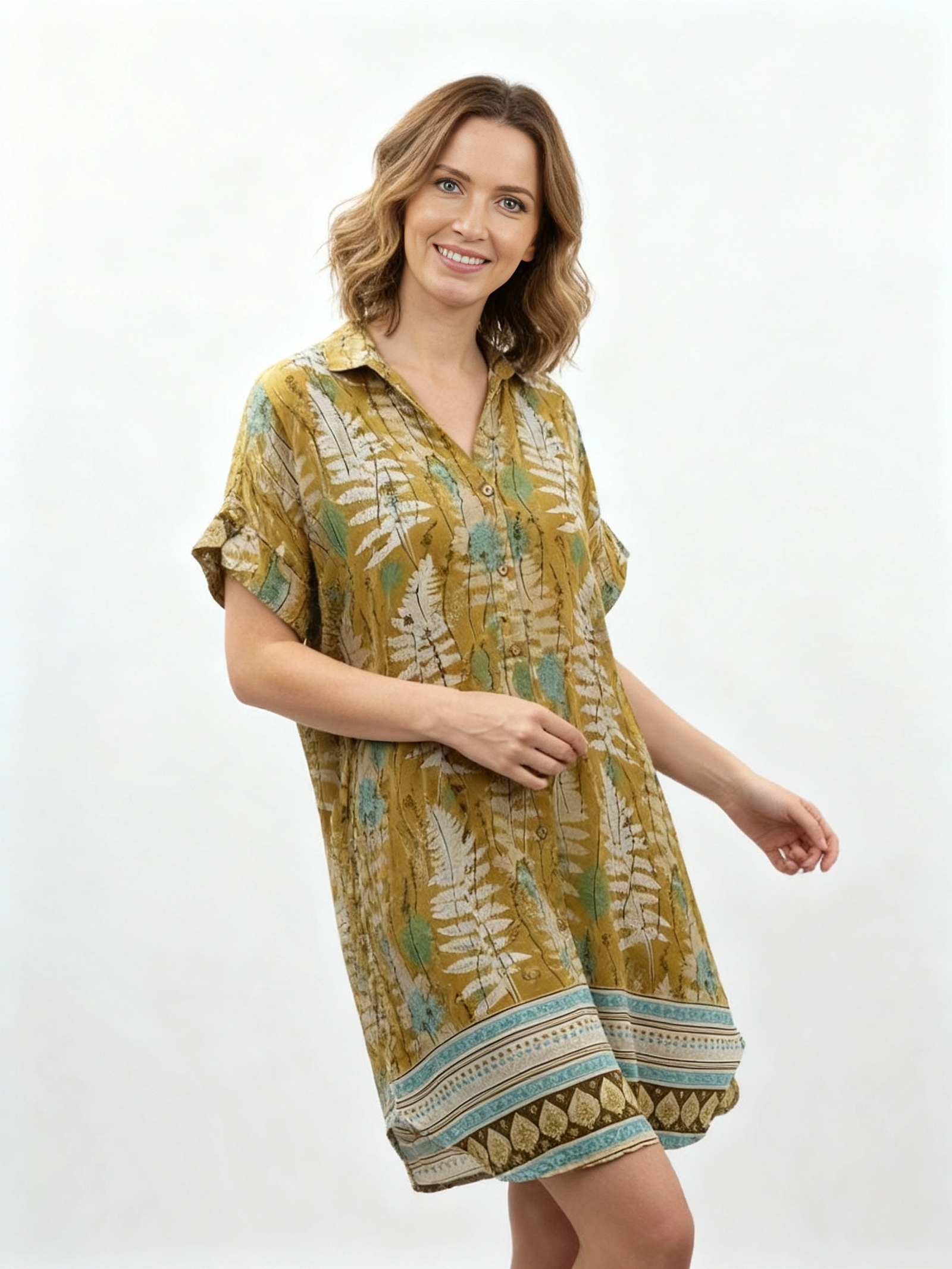 Tracey T-Shirt Dress - Christmas Fossil