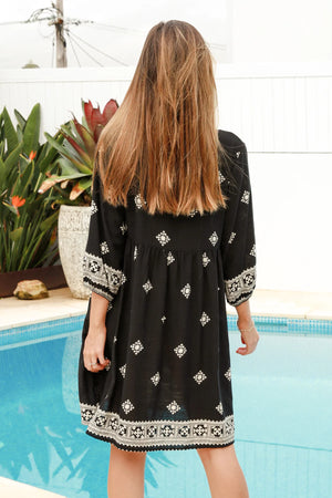 #Brooklyn Mini Dress Black