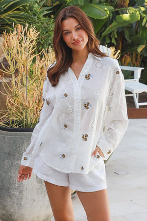 Tudor Rose Button Up Shirt