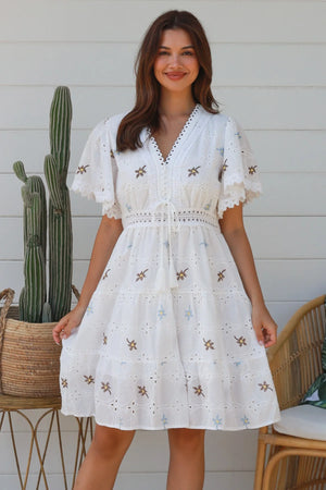 Caswell V-Neck Midi Dress