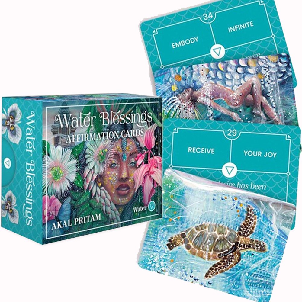 Water Blessings Affirmation Cards