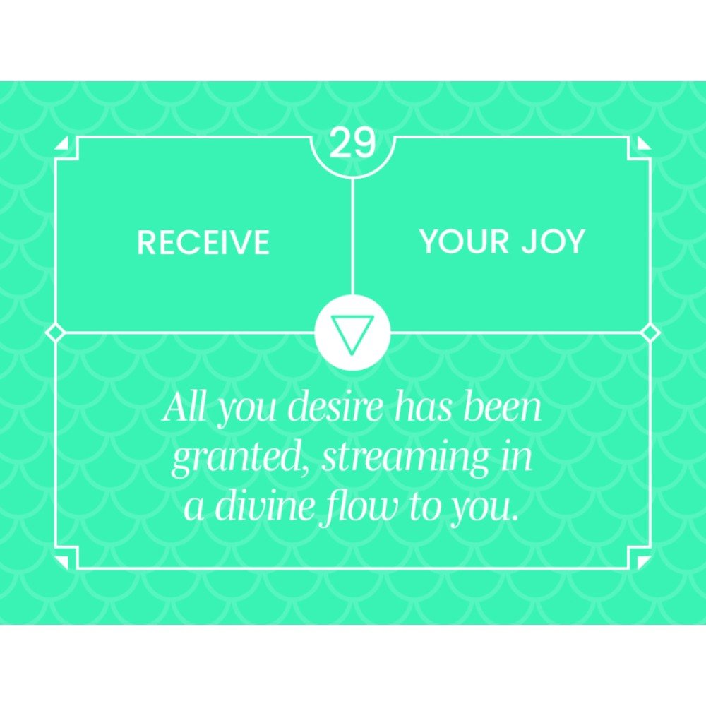 Water Blessings Affirmation Cards