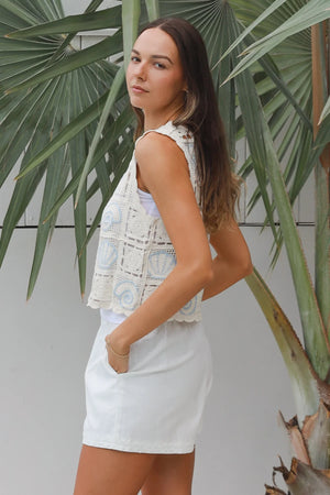Seashells Crochet Singlet