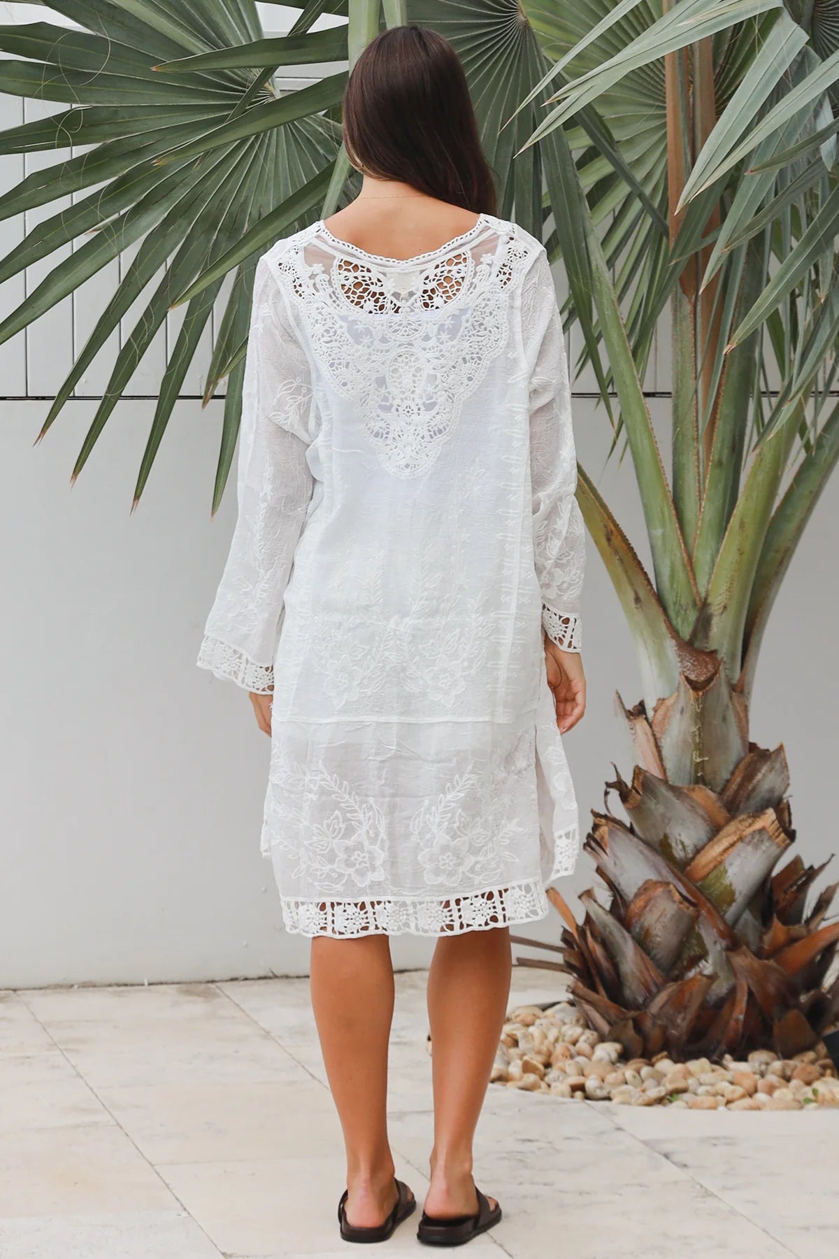 Folk Midi Crochet Cardigan