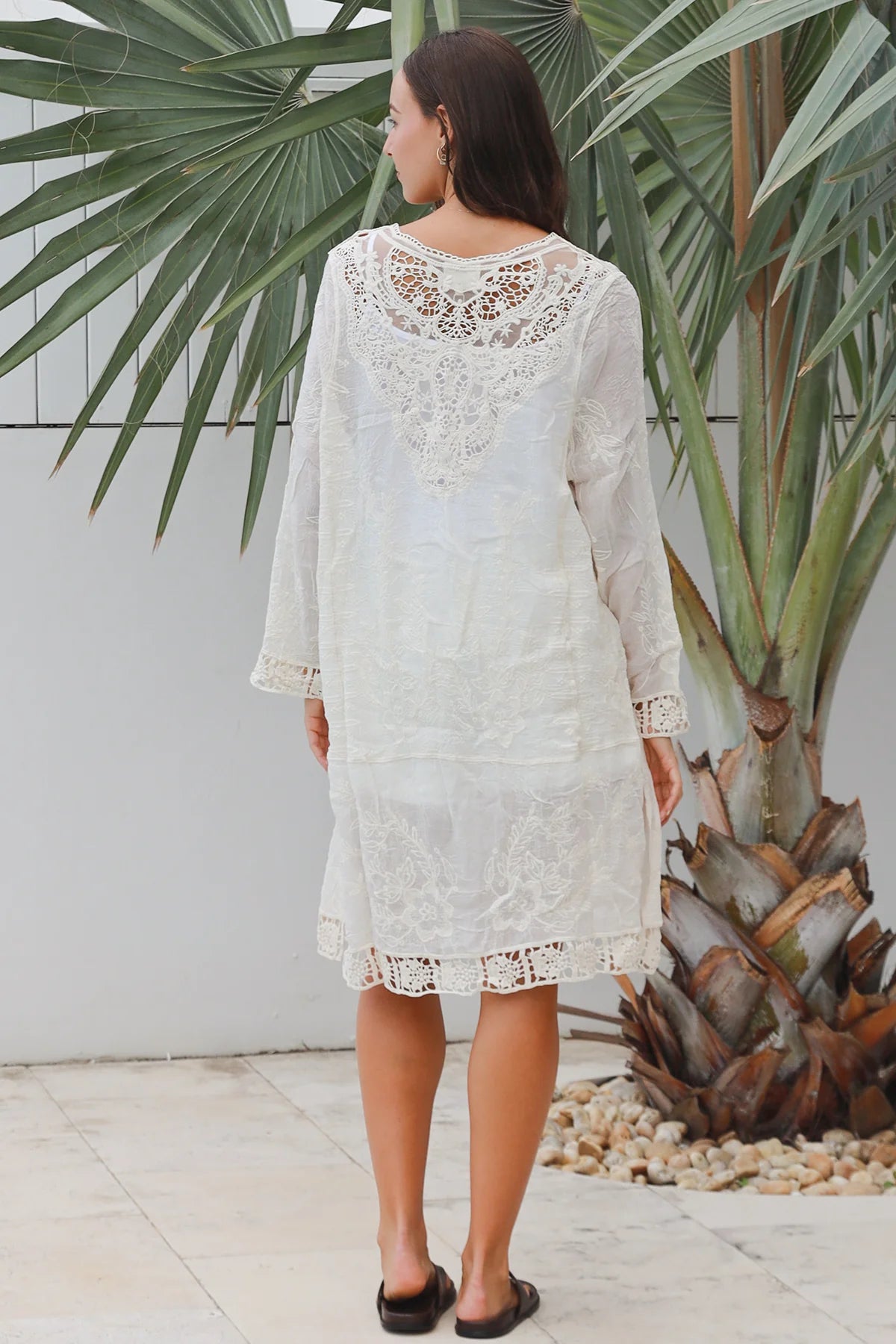 Folk Midi Crochet Cardigan