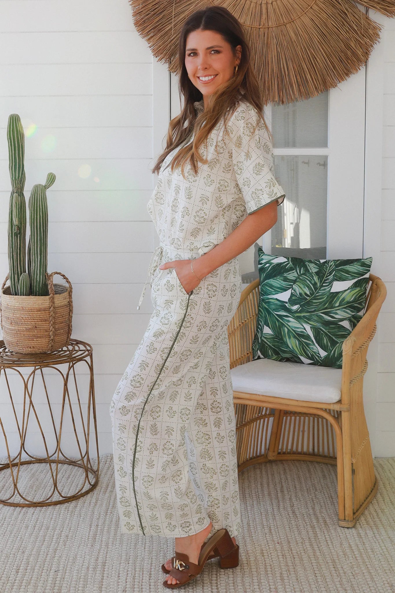 Dawn Cotton Wide Leg Pants