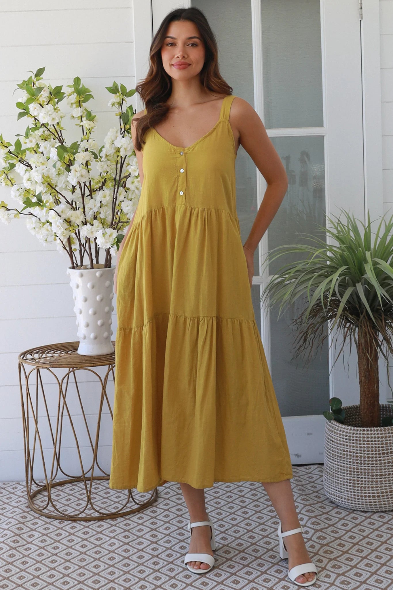 Charlotte Strappy 3 Tier Dress