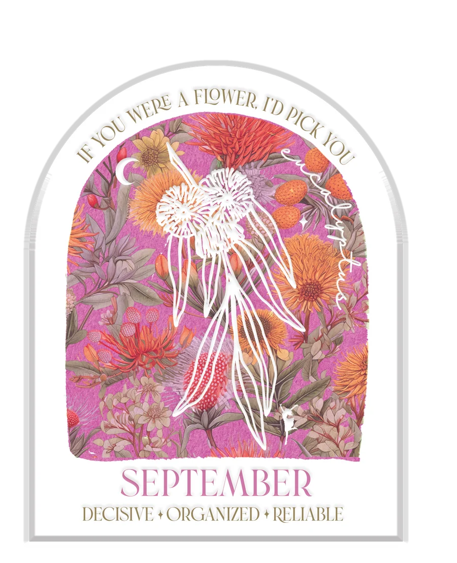 Native Flower Birth Month Plaques