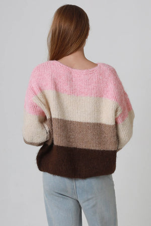 Mocho Three Toned Knit Jumper