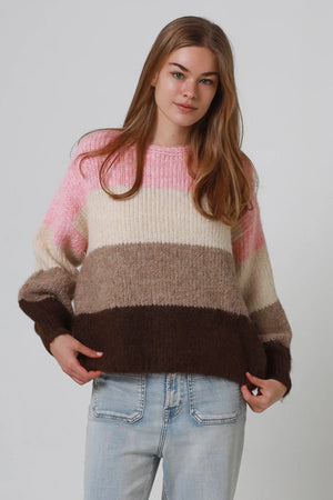 Mocho Three Toned Knit Jumper