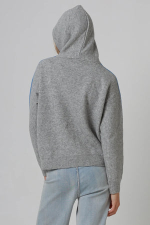 Coastal Knitted Jumper With Hood