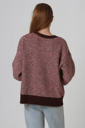 Evie Striped Round Neck Jumper