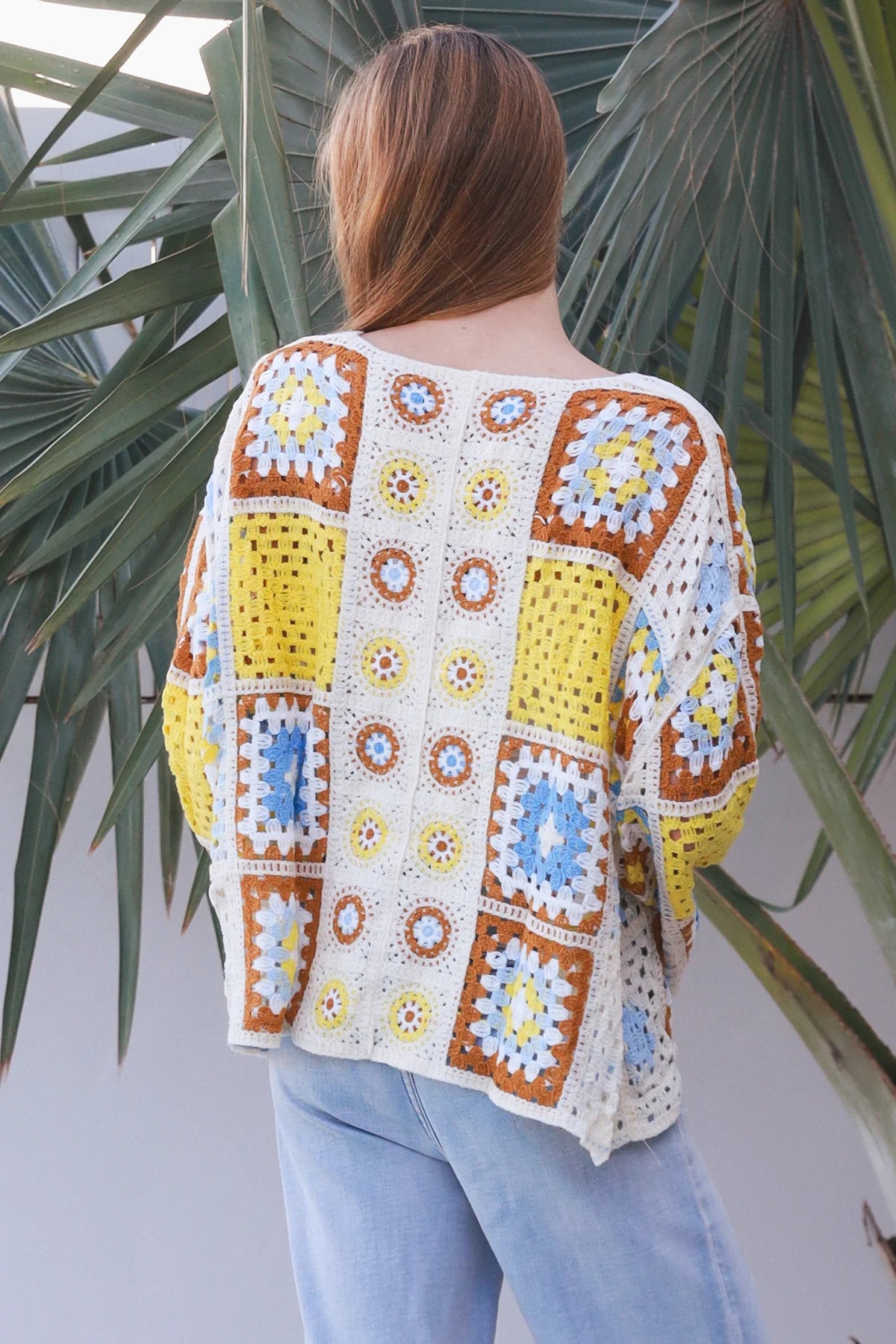 Kia Panel Crochet Cardigan