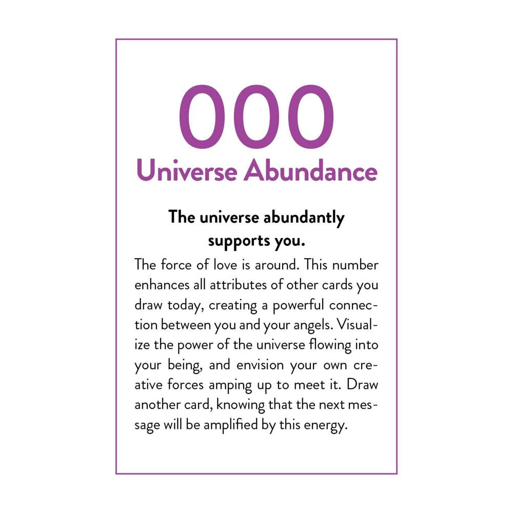 The Angel Numbers Deck Cards