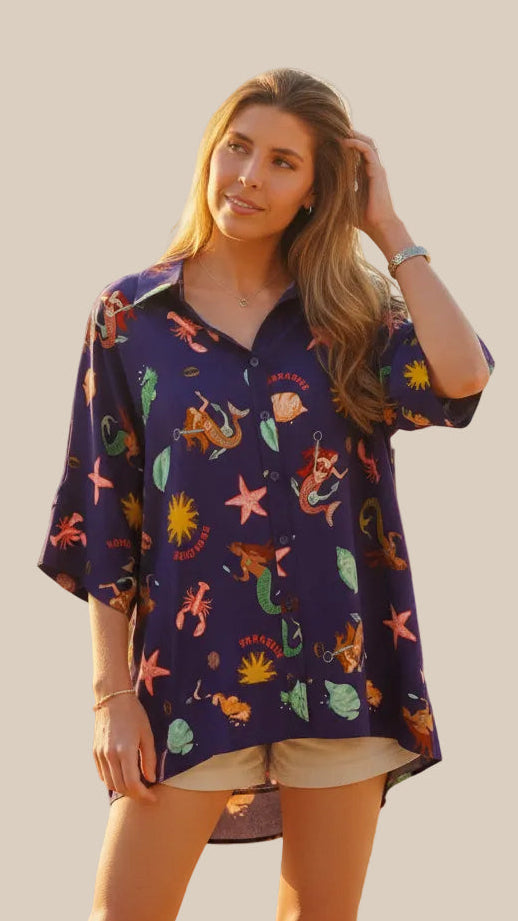 #Amelia Button Up Top