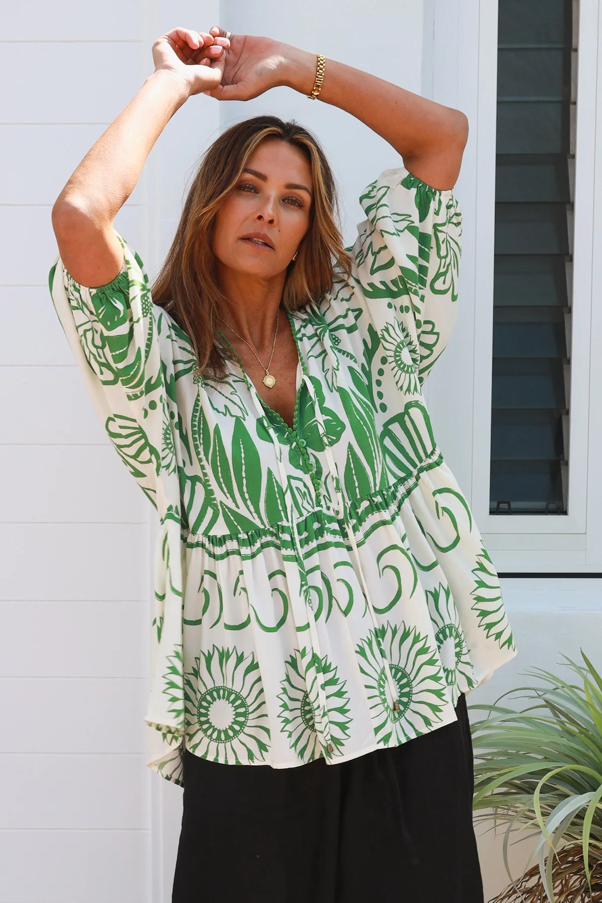 ANNALISE BABY DOLL TOP