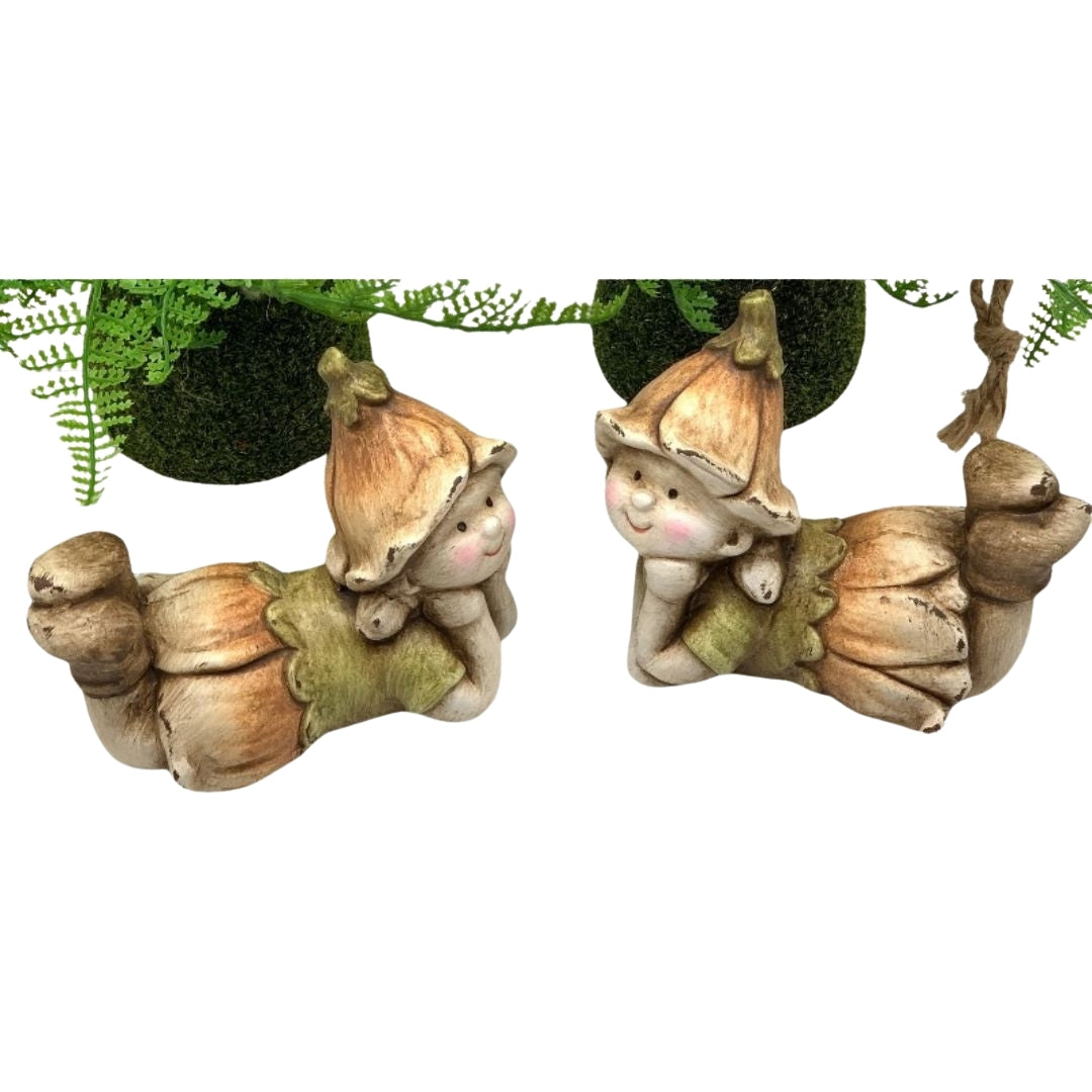 14cm Terracotta Lying Maz & Shaz