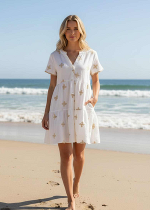 Pansy Two Tier Mini Dress