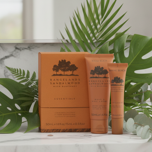 Rangelands Sandalwood & Bergamont Hand & Nail Creme Lip Lustre