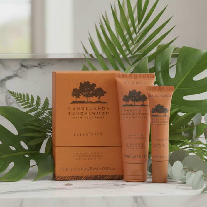 Rangelands Sandalwood & Bergamont Hand & Nail Creme Lip Lustre