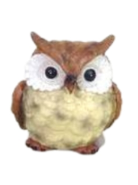 7cm Coloured Owls