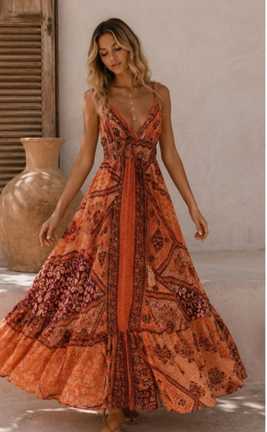 Lulu Silk Maxi Dress